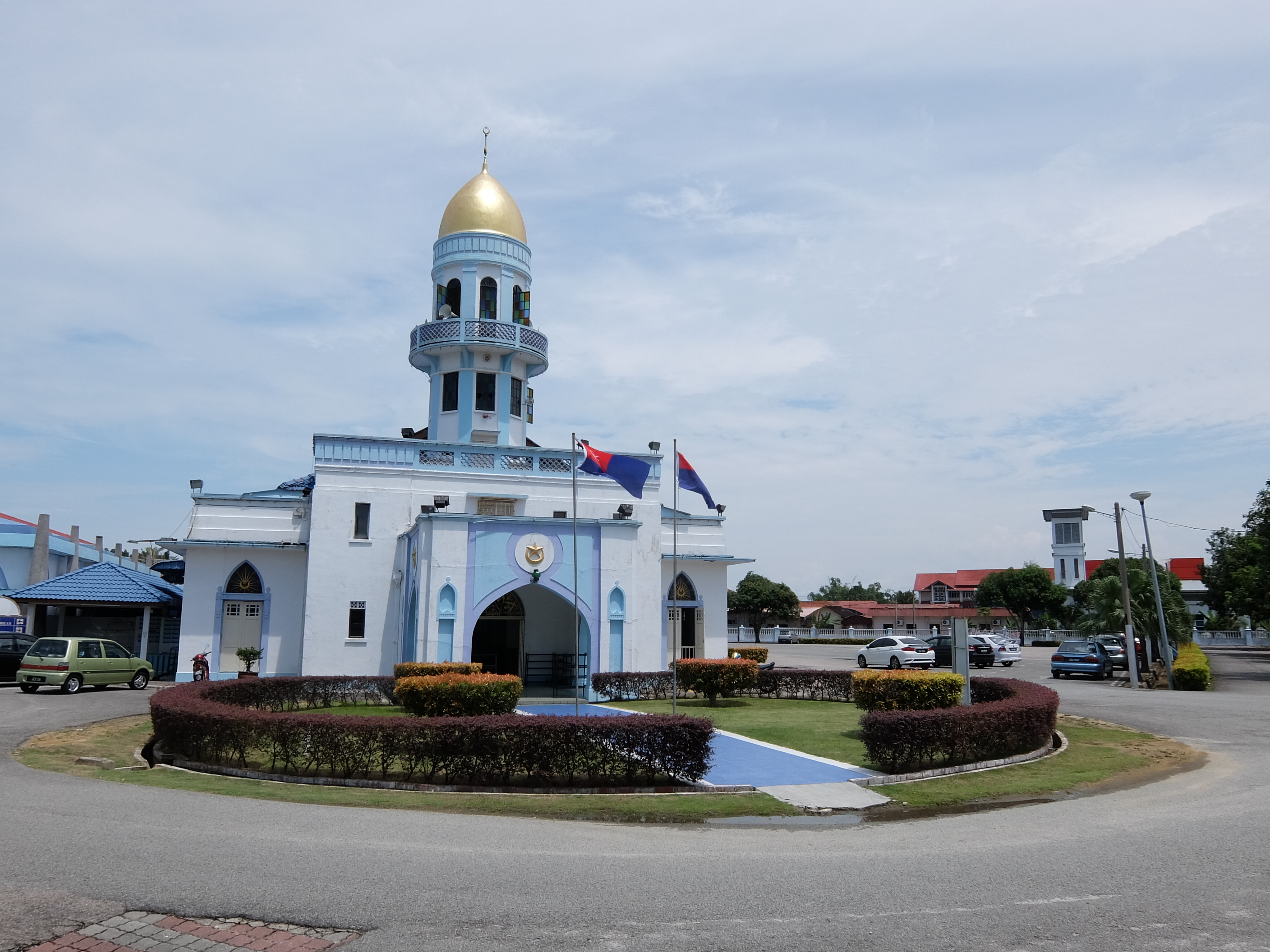 Pontian town mosque local landmark in Johor